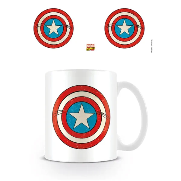 Marvel Comics (Captain America Shield) Tazza