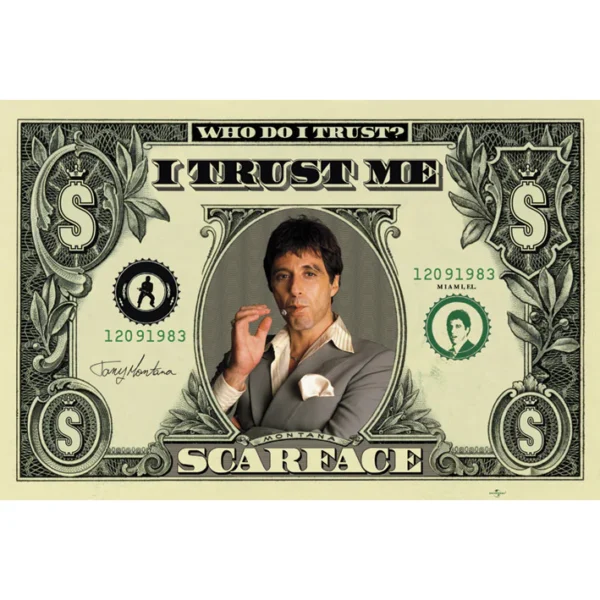 Scarface (Dollar Bill) Maxi Poster