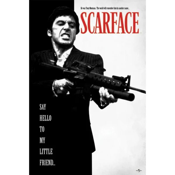 Scarface (Say Hallo To My Little Friend) Maxi Poster