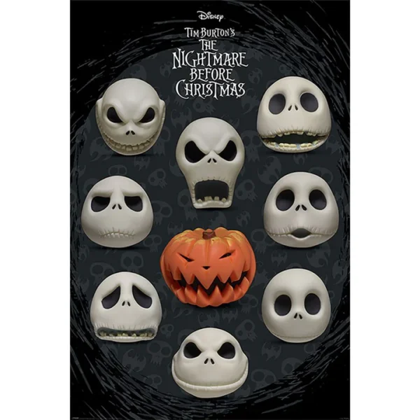 Nightmare Before Christmas (Many Faces) Maxi Poster