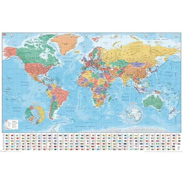 World Map Maxi Poster