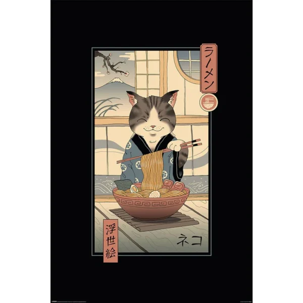 Vincent Trinidad (Neko Ramen Ukiyoe) Maxi Poster