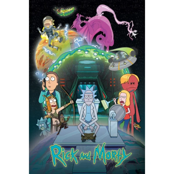 Rick and Morty (Toilet Adventure) Maxi Poster