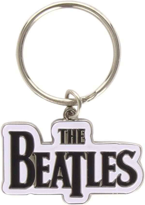 The Beatles (Logo Bianco) Portachiavi