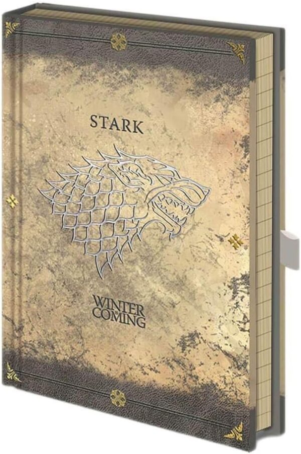 Game of Thrones Stark Worn notebook