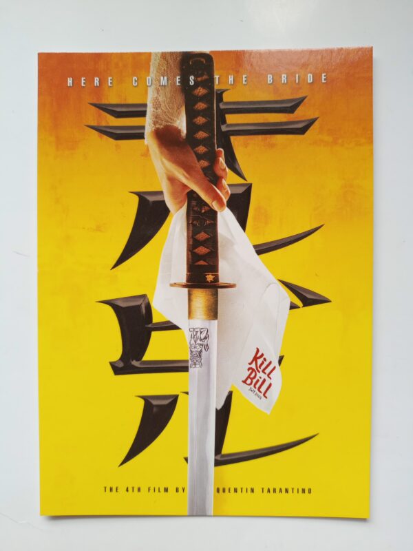 Kill Bill Teaser Cartolina